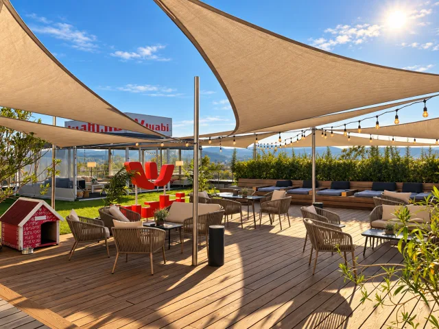 Dachterrasse mit Aussicht